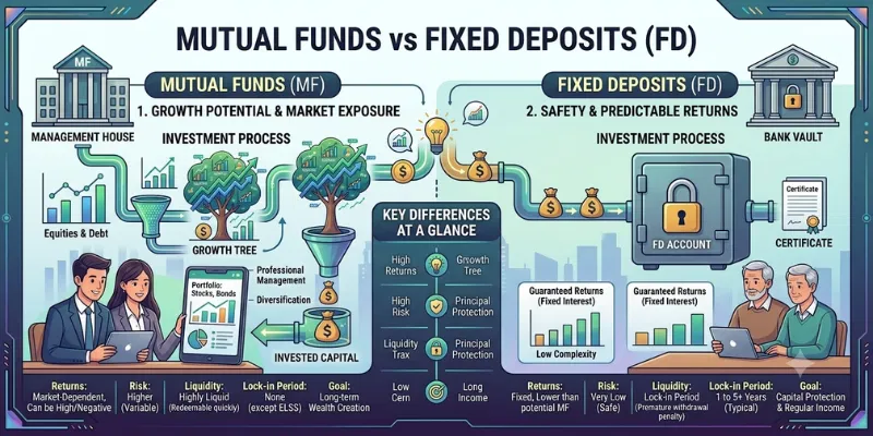 Mutual Fund vs Fixed Deposit