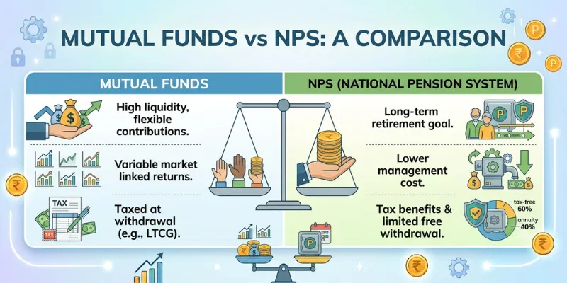 National Pension Scheme vs Mutual Fund